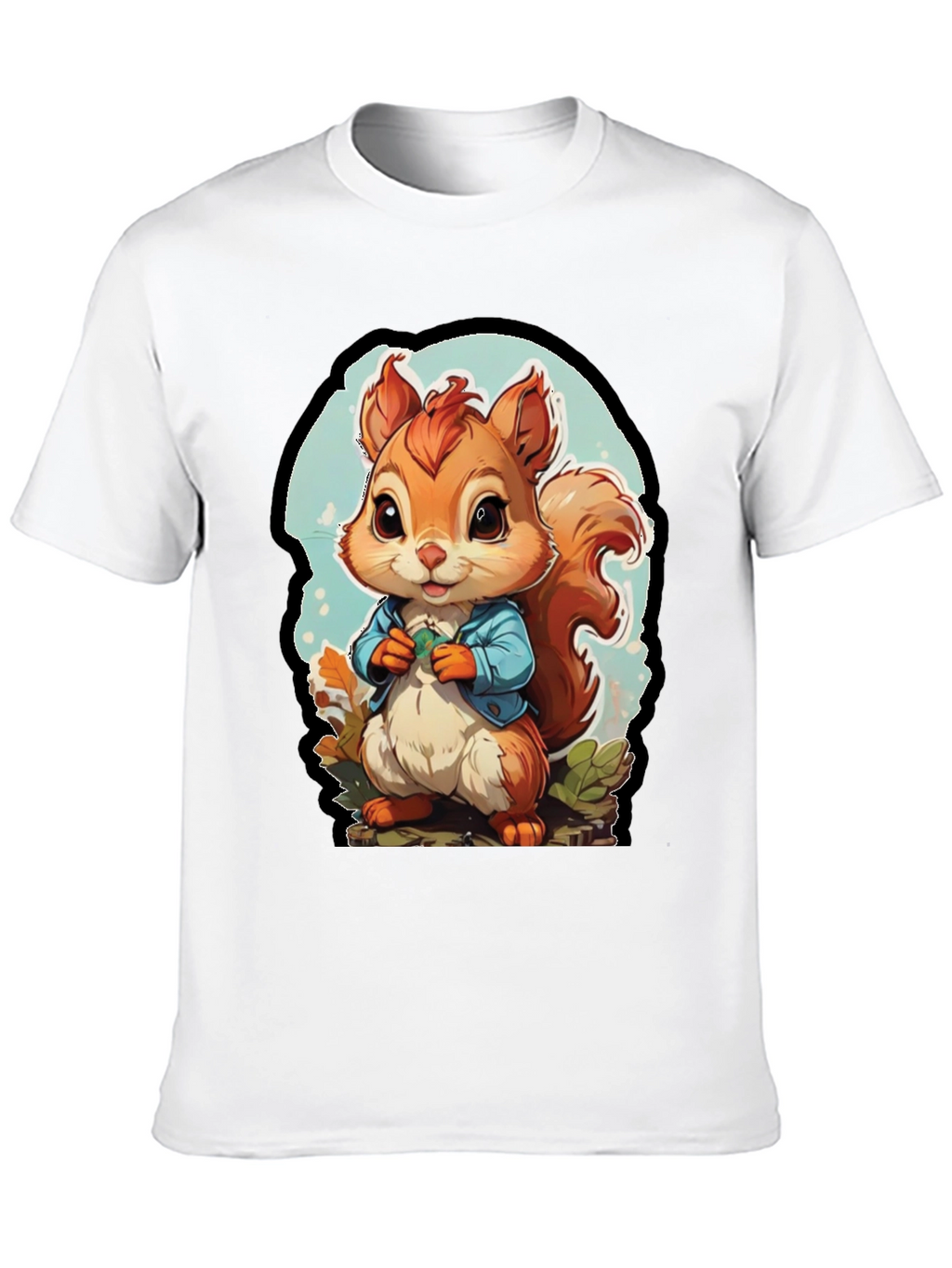 Cute Squirrel Graphic Tee - Unisex Soft Style Shirt