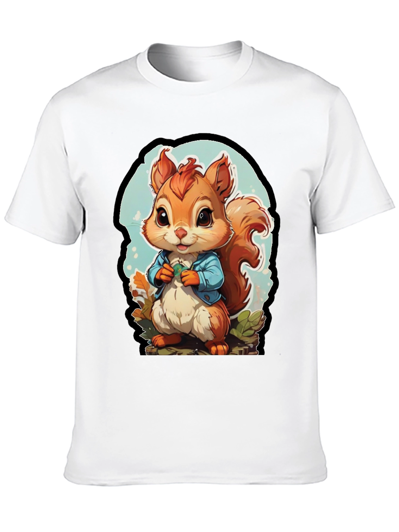Cute Squirrel Graphic Tee - Unisex Soft Style Shirt