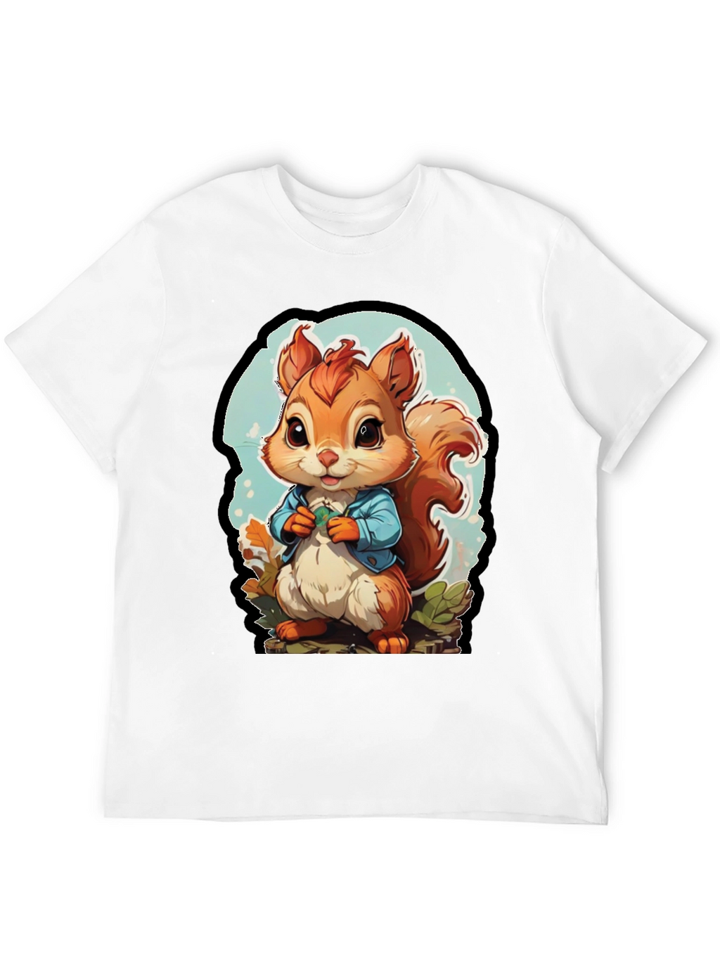 Cute Squirrel Graphic Tee - Unisex Soft Style Shirt