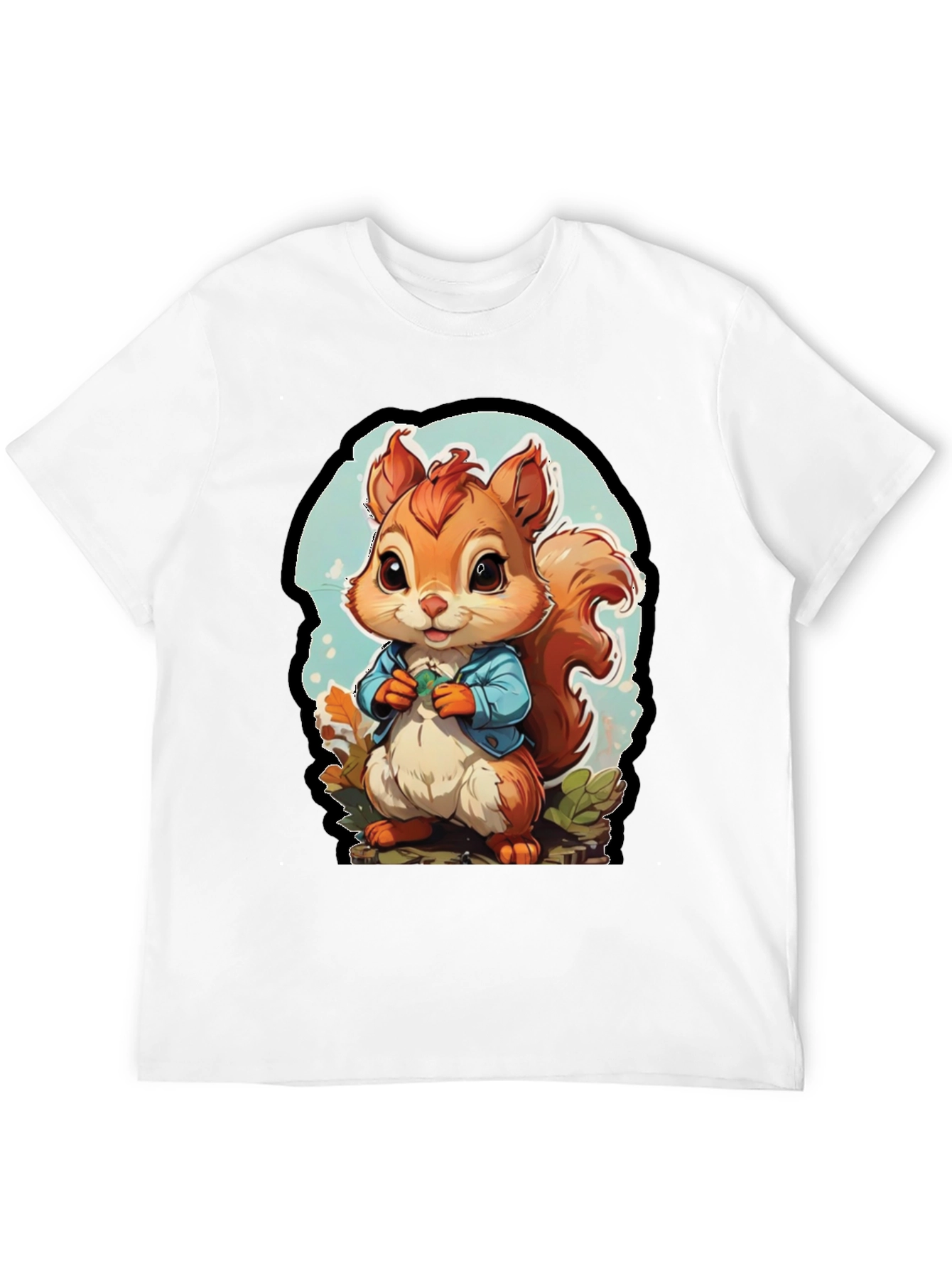 Cute Squirrel Graphic Tee - Unisex Soft Style Shirt