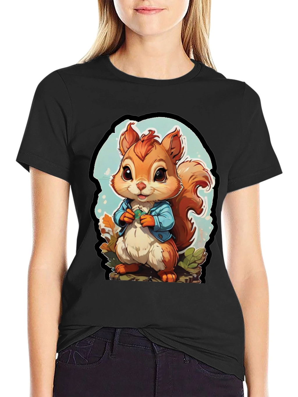 Cute Squirrel Graphic Tee - Unisex Soft Style Shirt