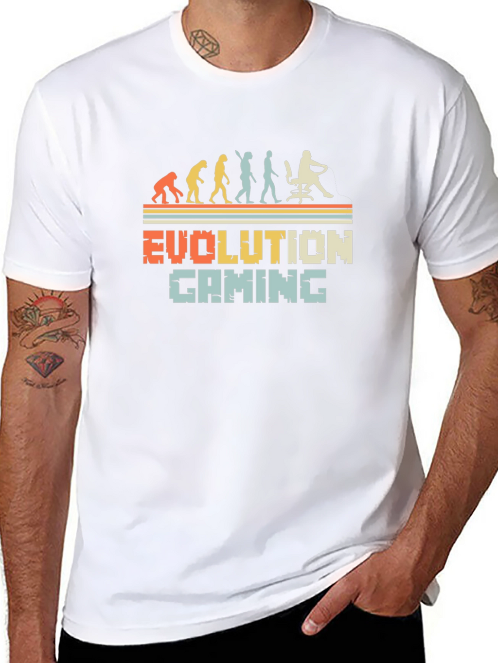 Evolution Gaming T-Shirt - Funny Gamer Tee