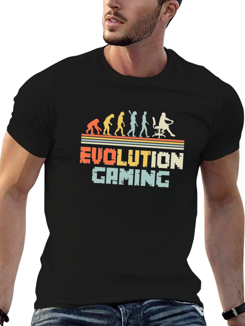 Evolution Gaming T-Shirt - Funny Gamer Tee