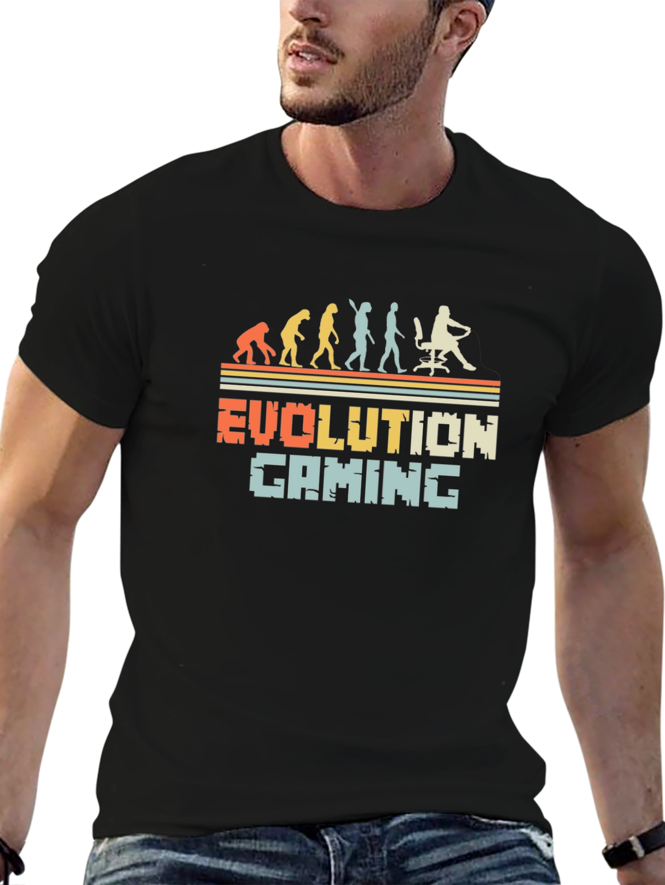 Evolution Gaming T-Shirt - Funny Gamer Tee