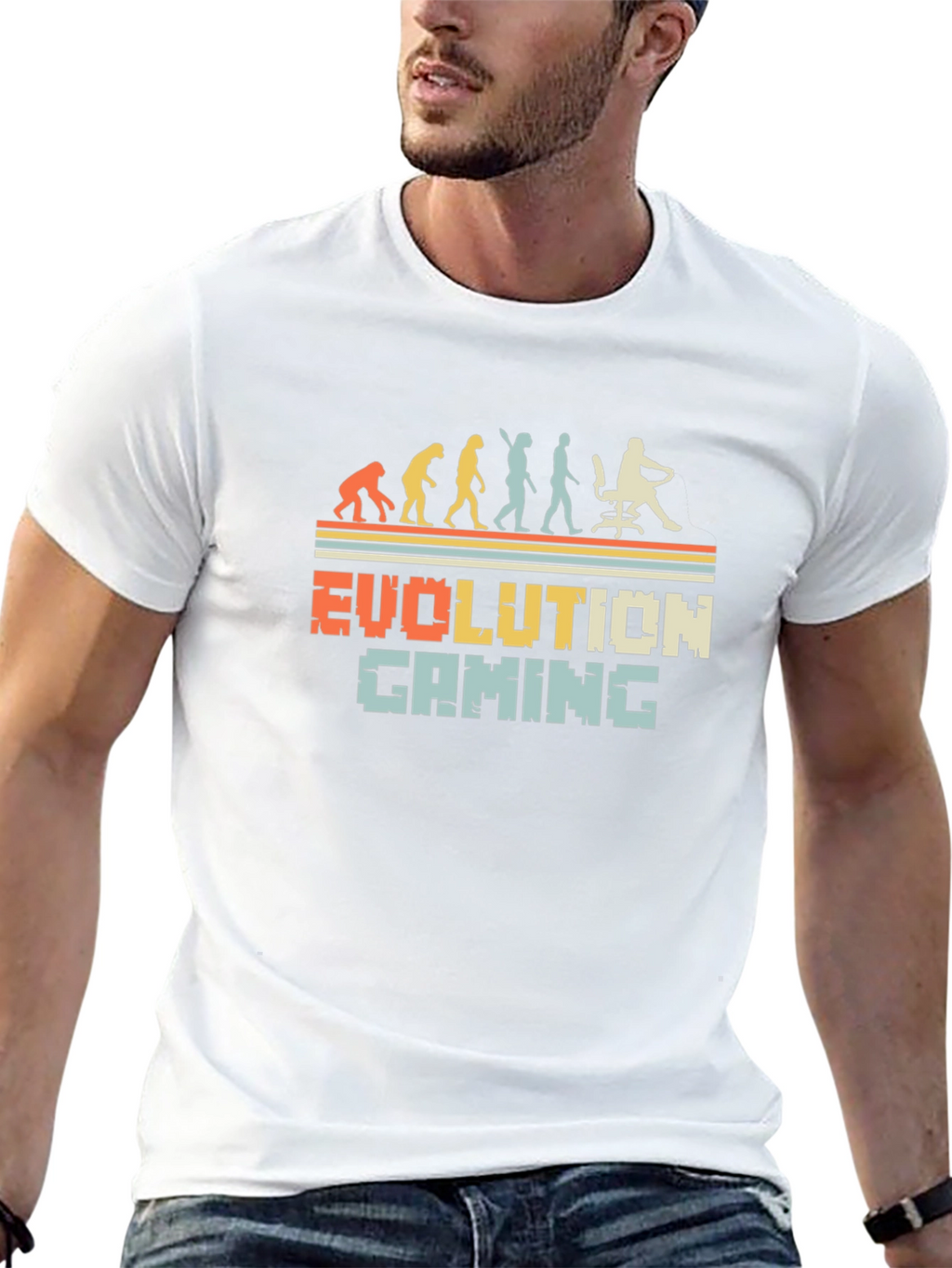 Evolution Gaming T-Shirt - Funny Gamer Tee