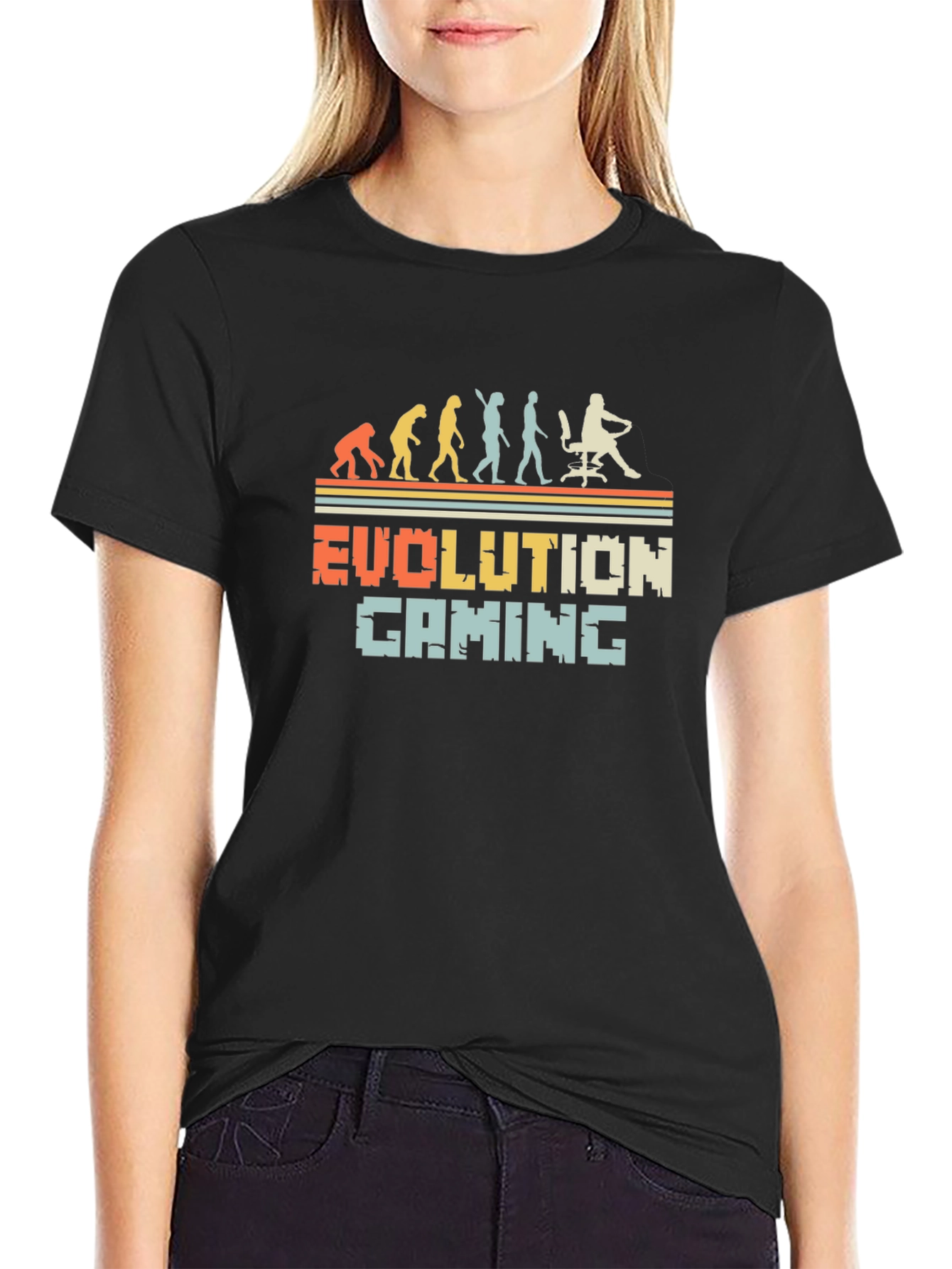 Evolution Gaming T-Shirt - Funny Gamer Tee
