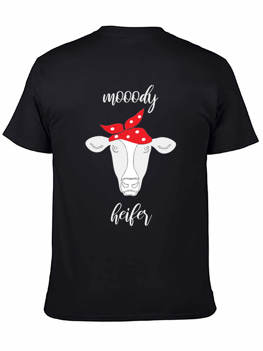 Moody Heifer Graphic T-Shirt