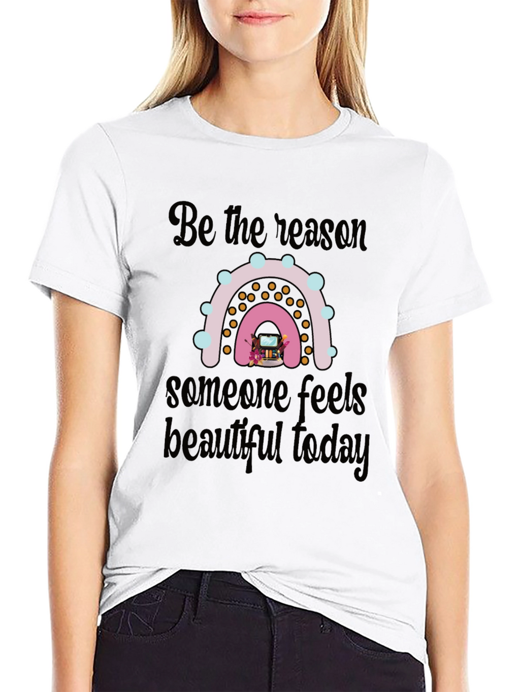 Be the Reason Rainbow Graphic T-Shirt