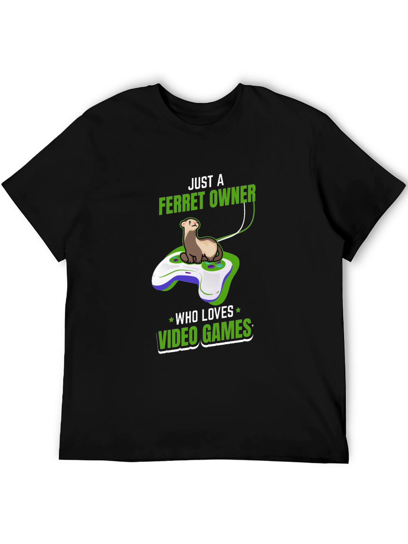 Ferret Owner Video Game Lover Graphic Tee
