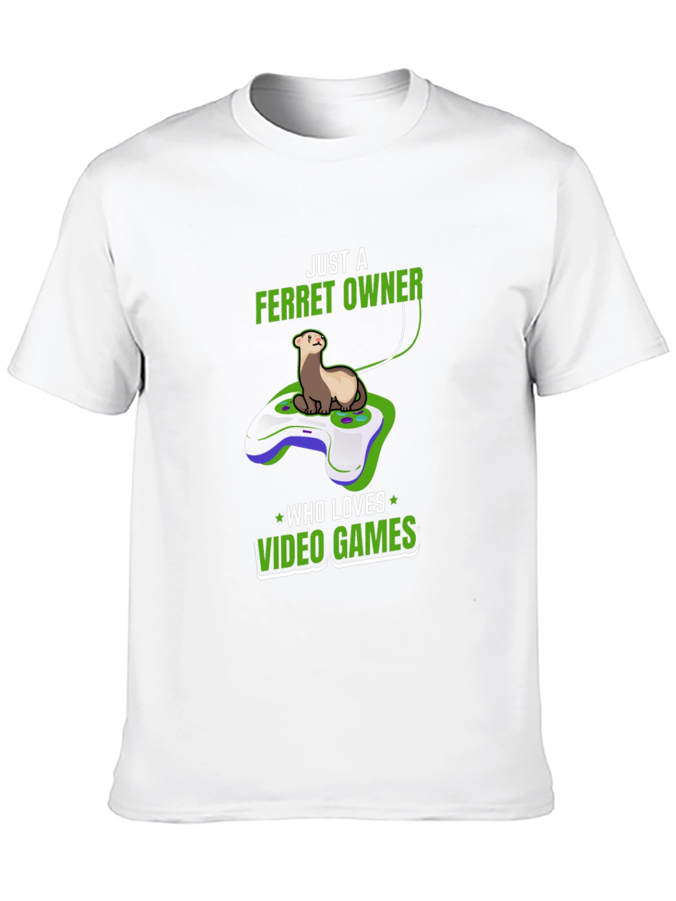 Ferret Owner Video Game Lover Graphic Tee