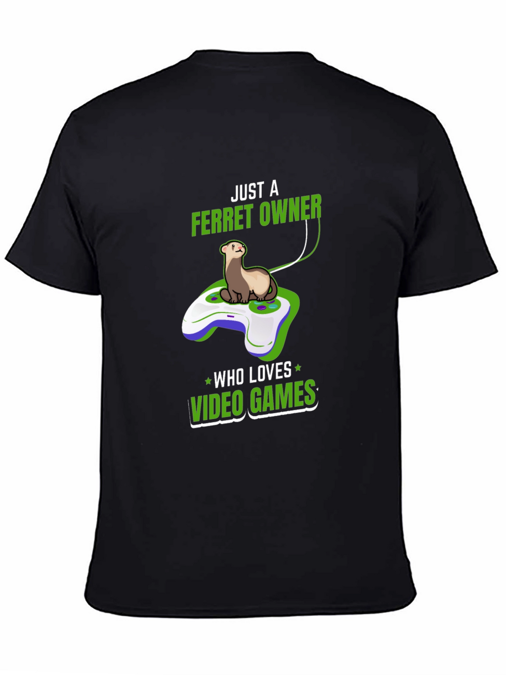 Ferret Owner Video Game Lover Graphic Tee