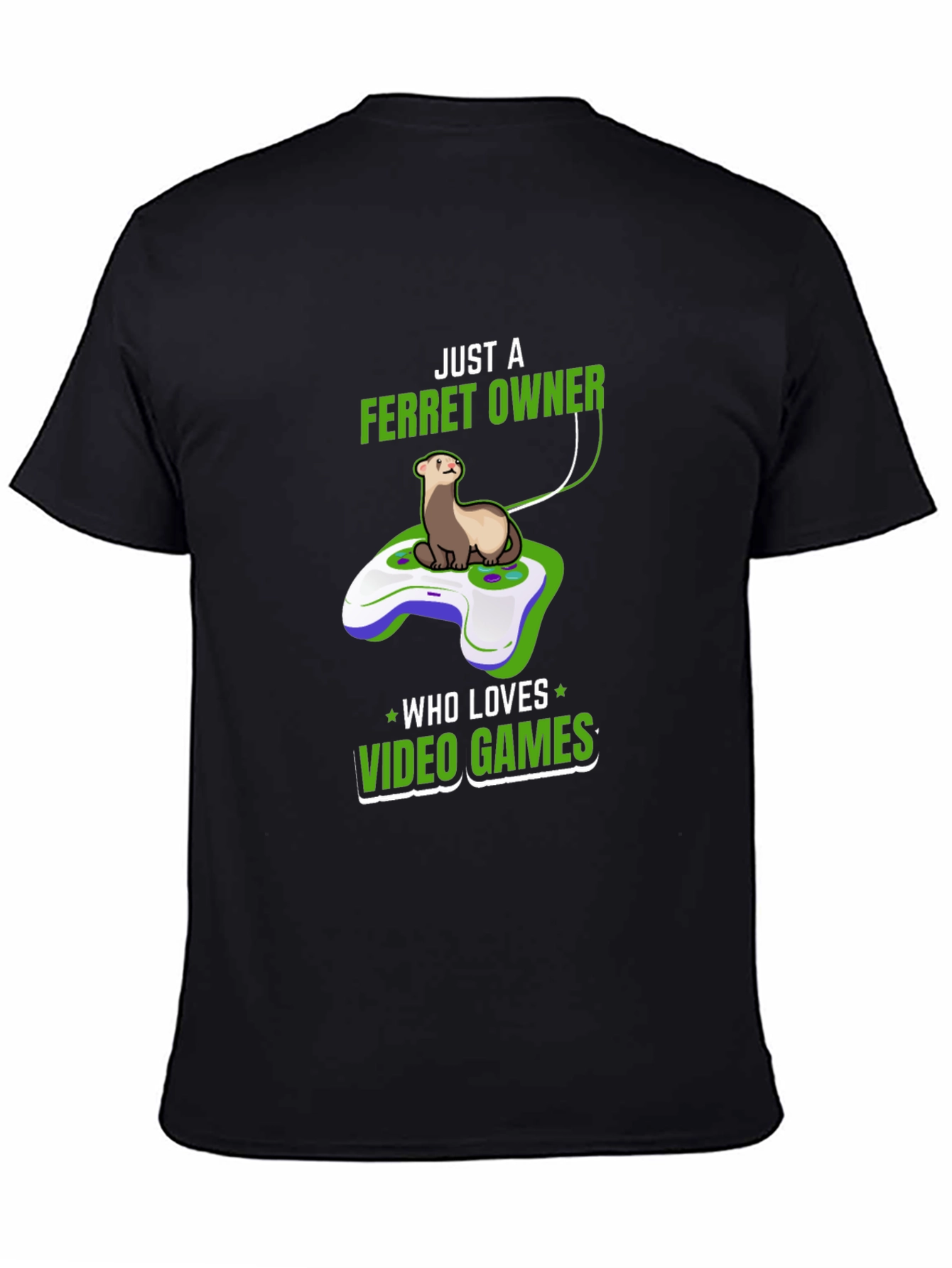 Ferret Owner Video Game Lover Graphic Tee
