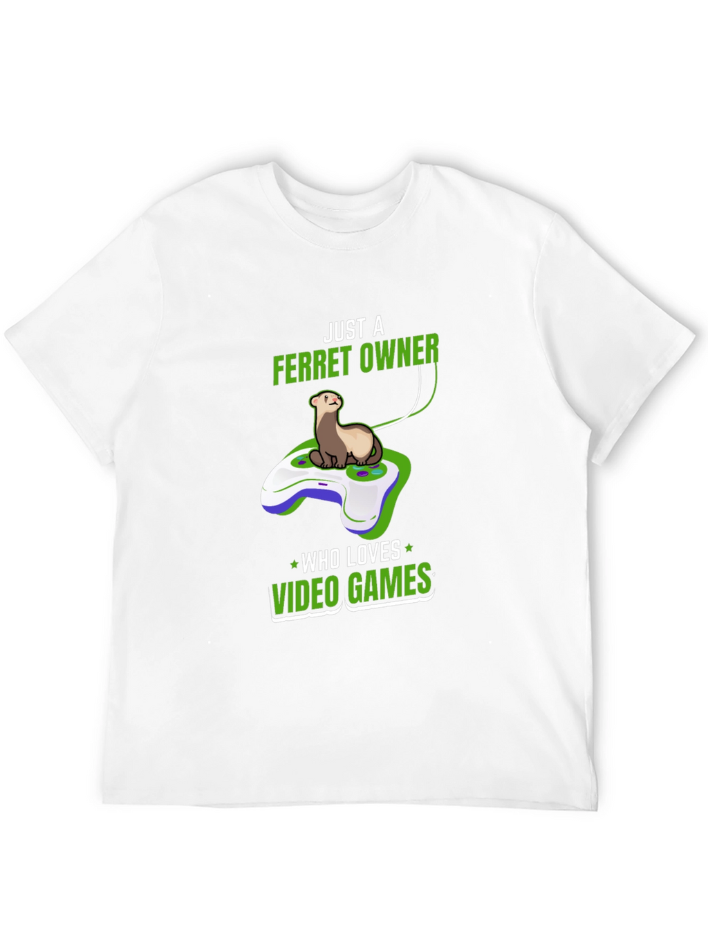 Ferret Owner Video Game Lover Graphic Tee
