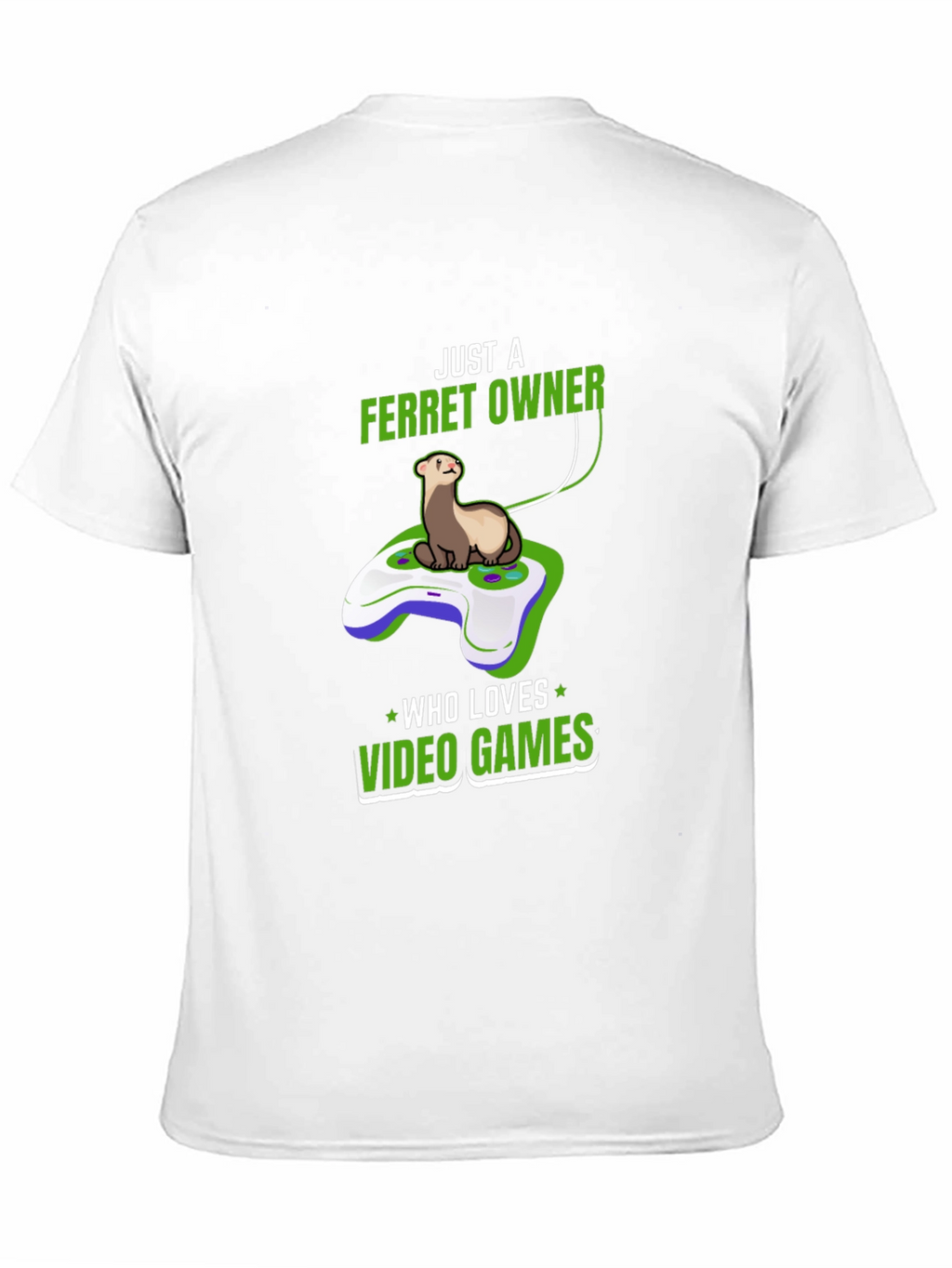 Ferret Owner Video Game Lover Graphic Tee