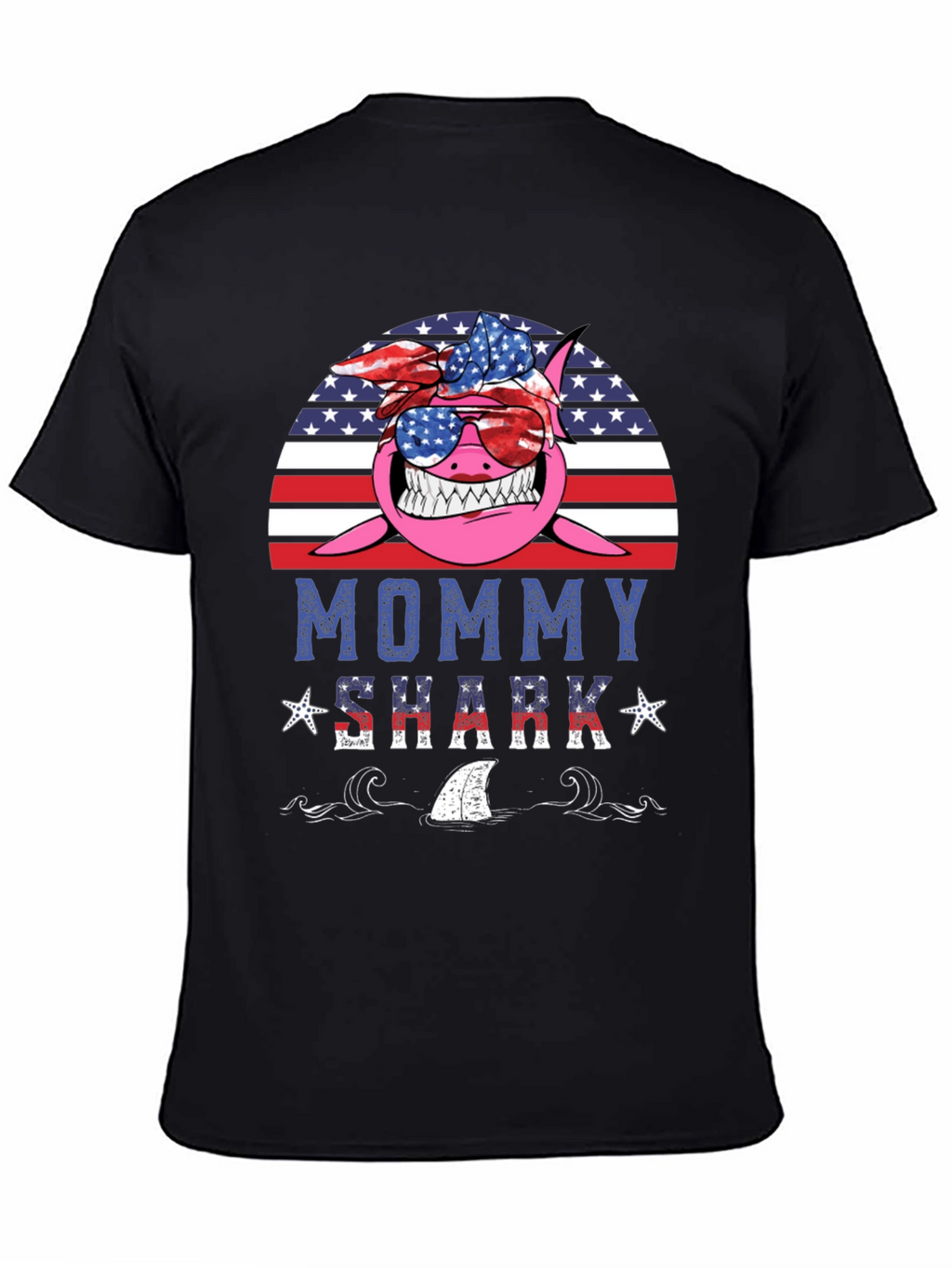 Mommy Shark USA Graphic Tee