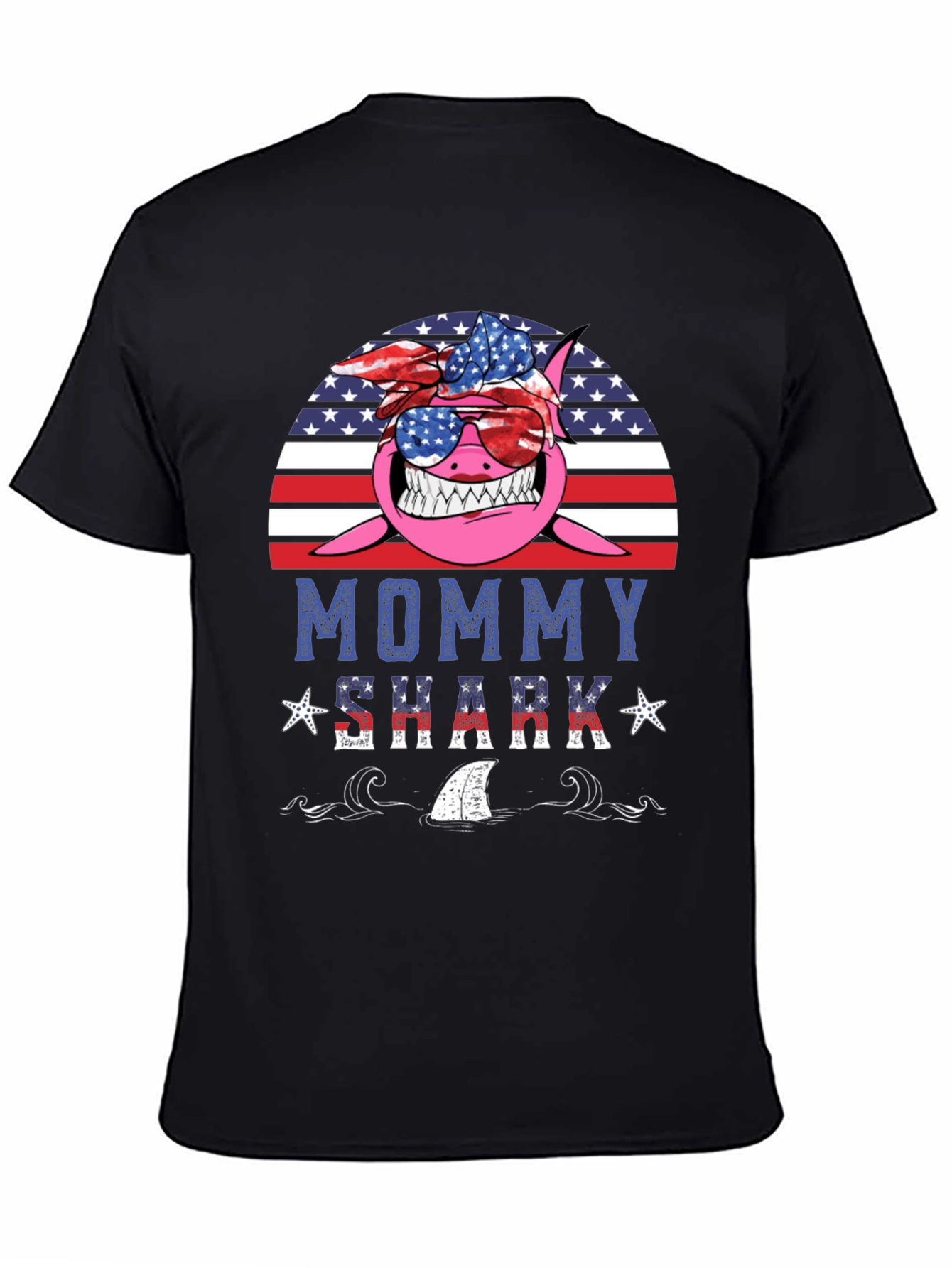 Mommy Shark USA Graphic Tee