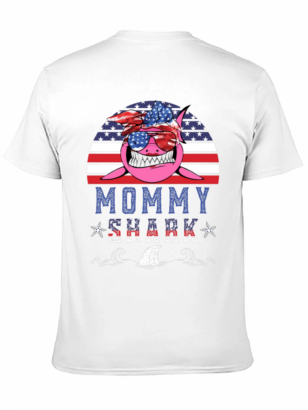 Mommy Shark USA Graphic Tee