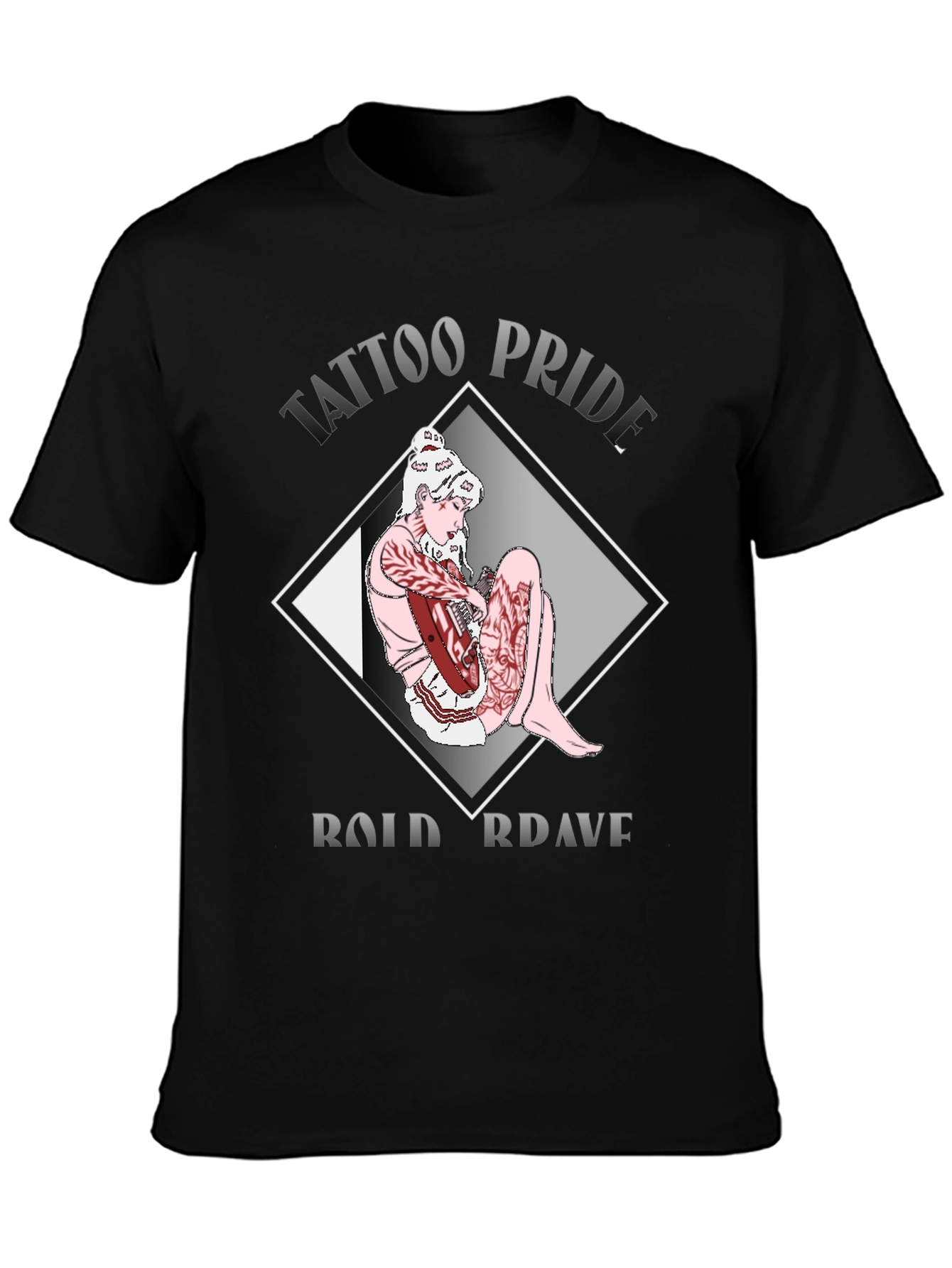 Tattoo Pride Graphic Tee - Bold & Brave