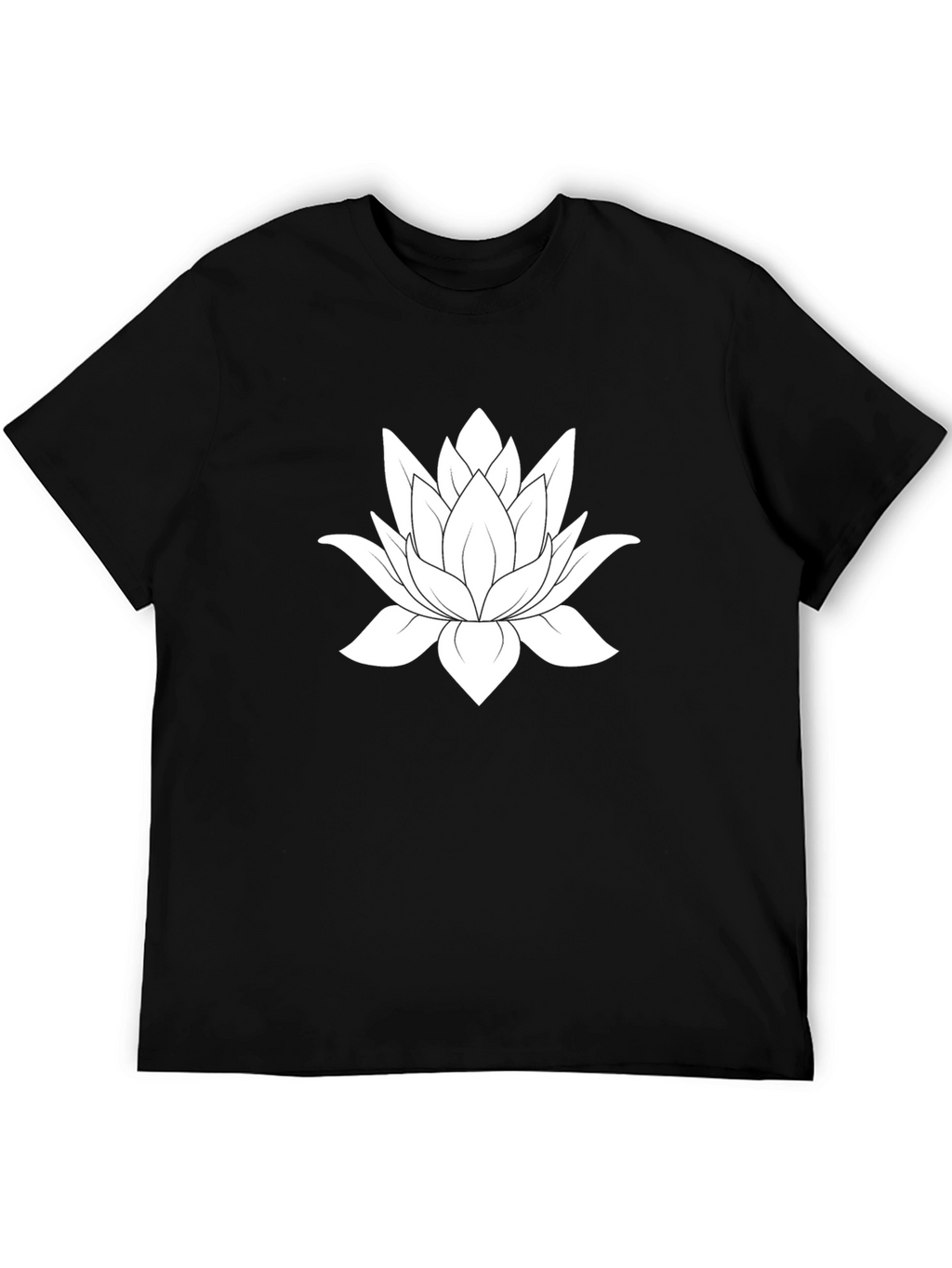 Lotus Flower Graphic Tee - Soft Cotton Blend