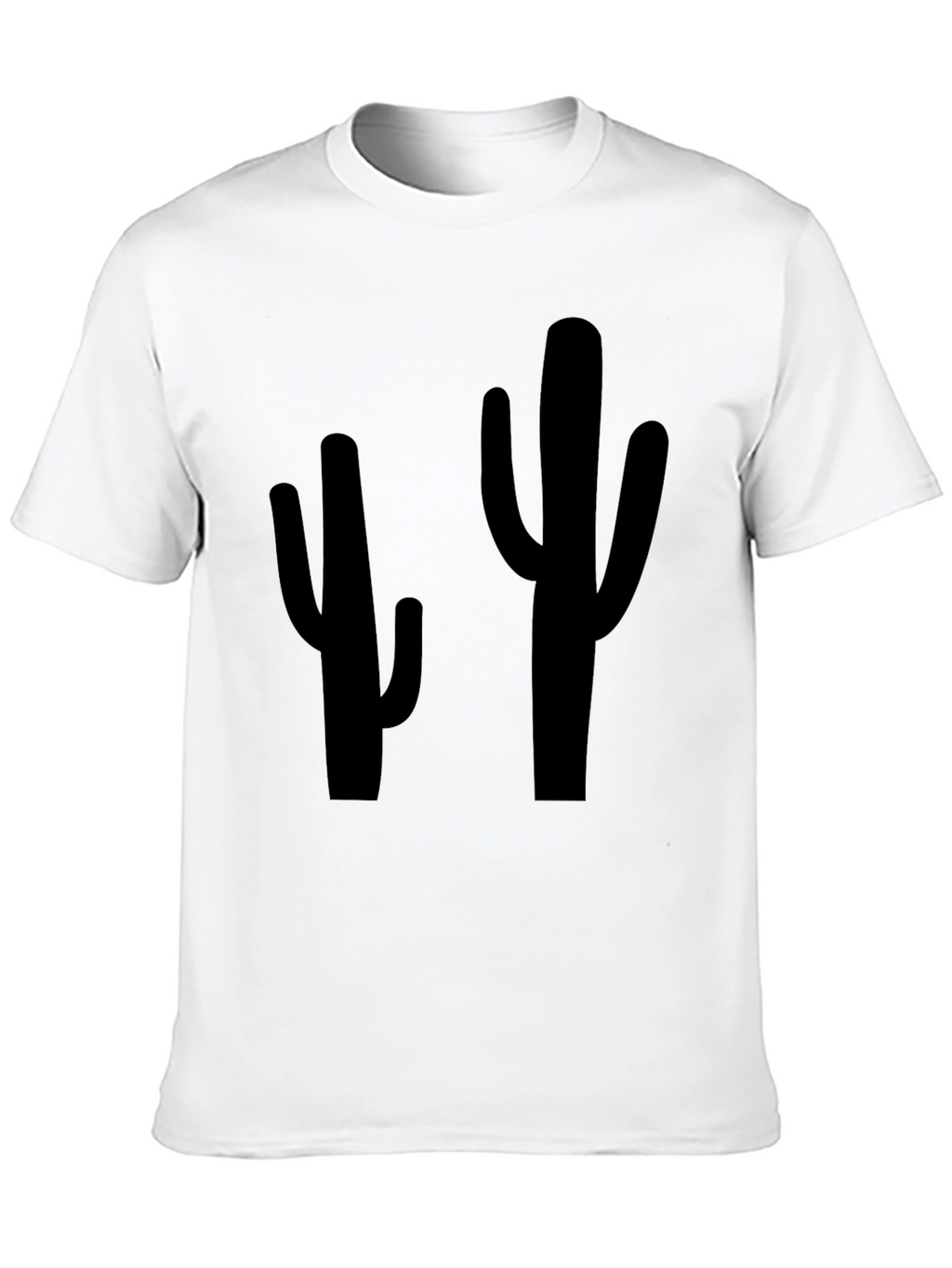 Cactus Graphic Tee - Black Casual Shirt