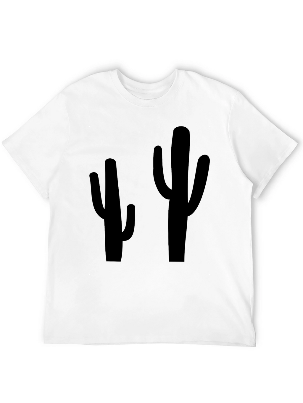 Cactus Graphic Tee - Black Casual Shirt