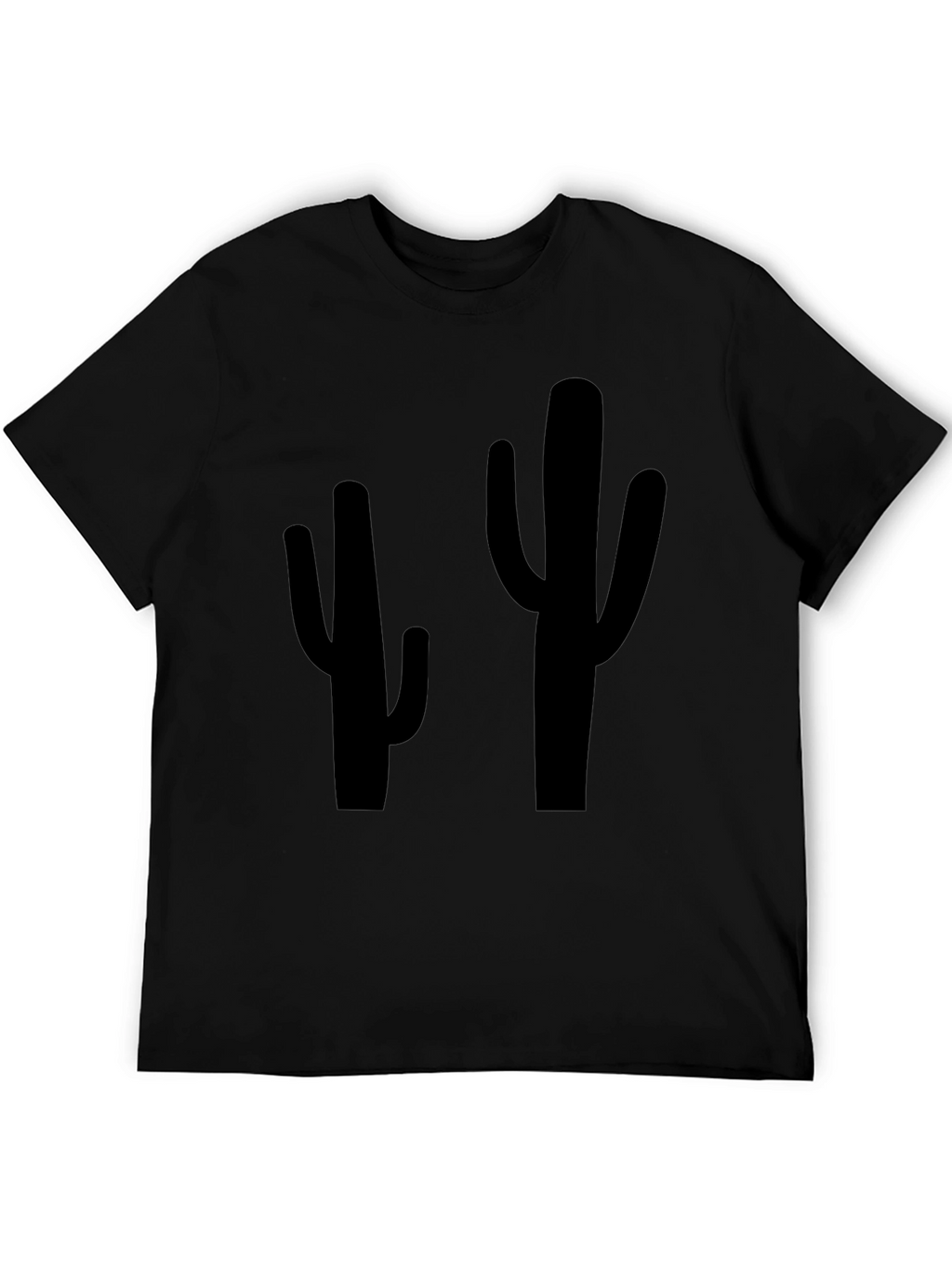 Cactus Graphic Tee - Black Casual Shirt