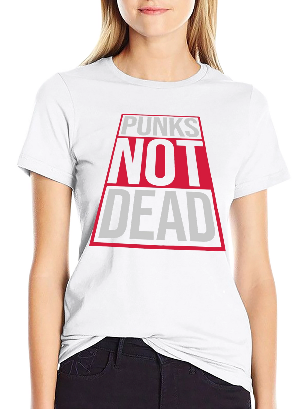 Punks Not Dead Graphic Tee - Black