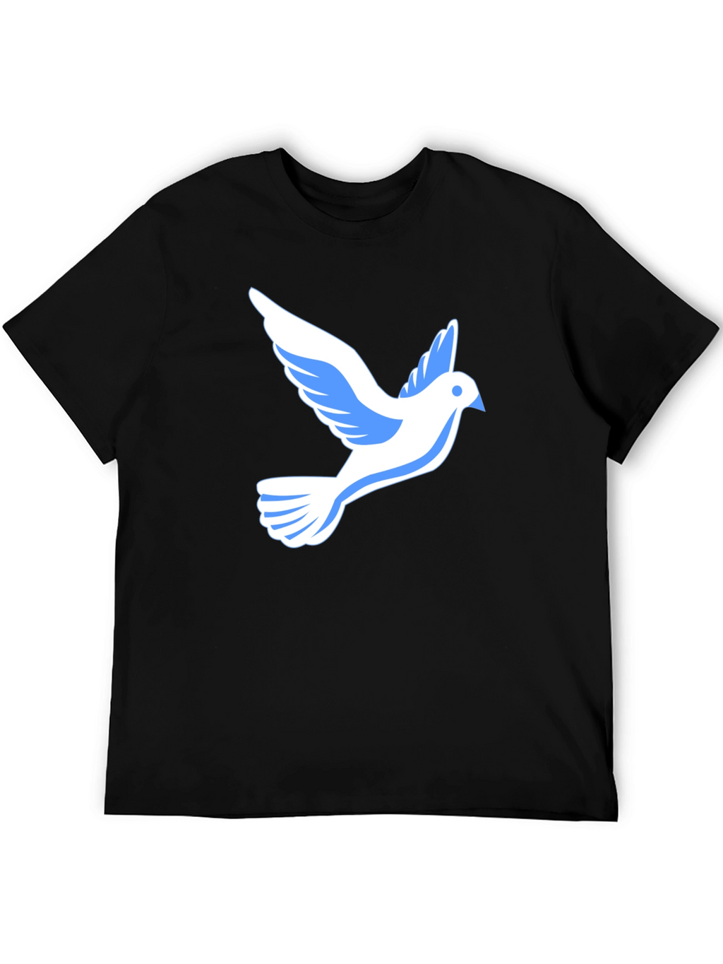 Peace Dove Graphic Tee - Stylish Black T-Shirt