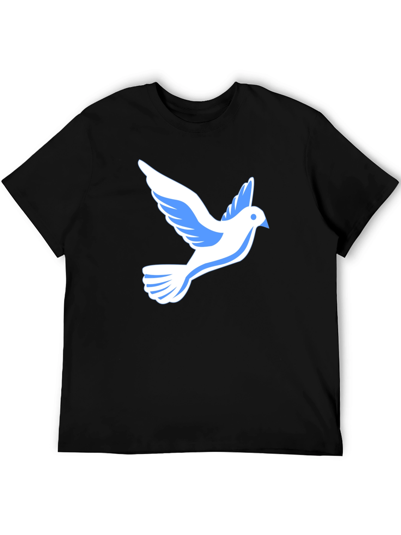 Peace Dove Graphic Tee - Stylish Black T-Shirt