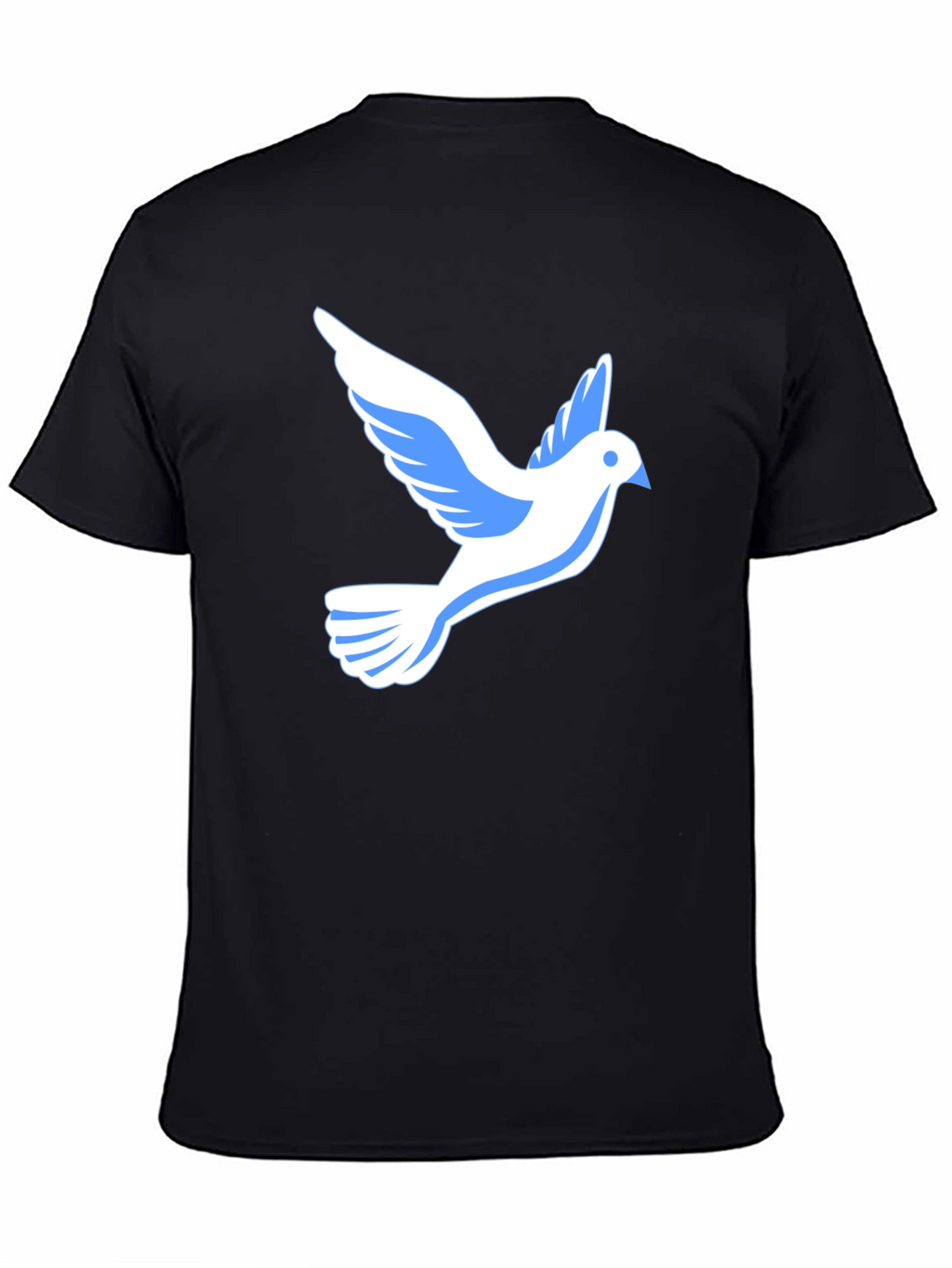 Peace Dove Graphic Tee - Stylish Black T-Shirt
