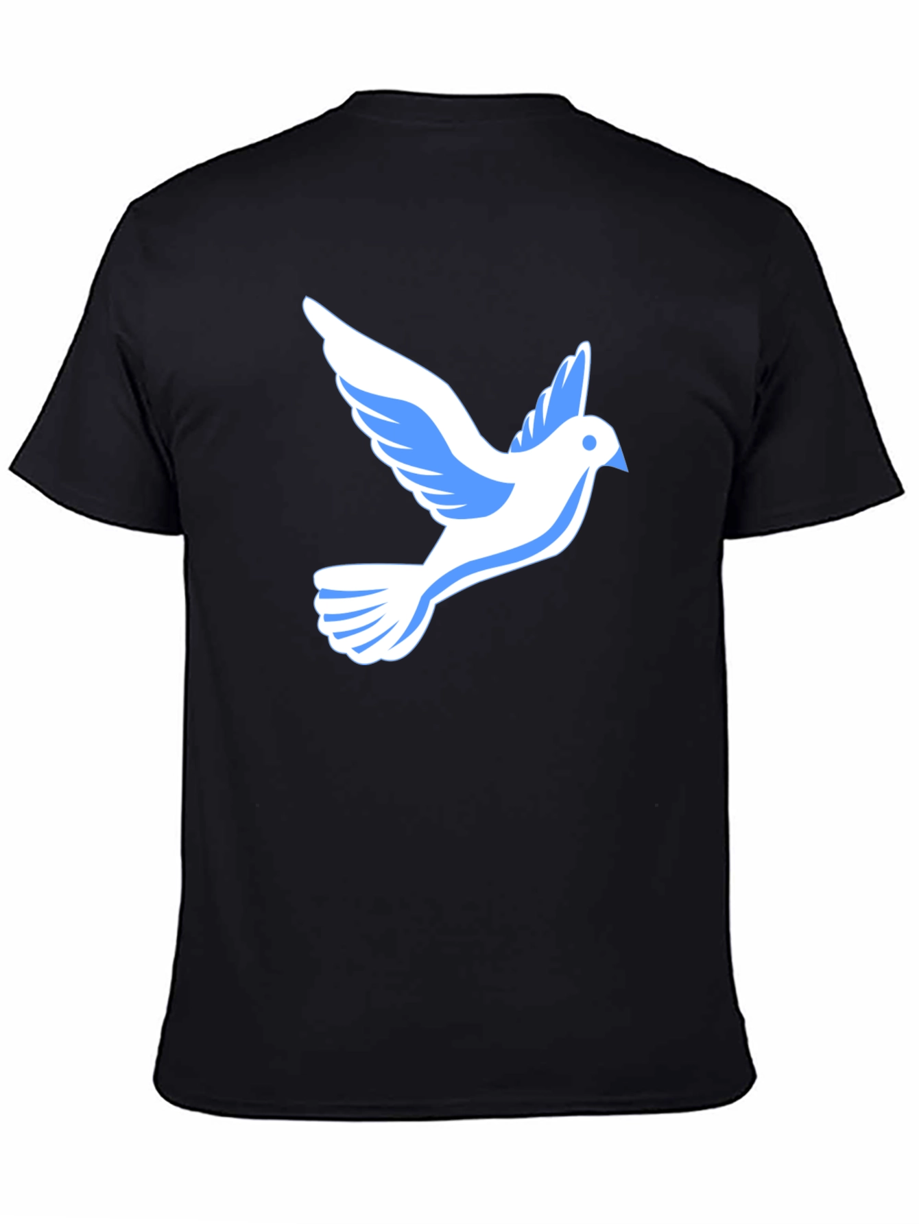 Peace Dove Graphic Tee - Stylish Black T-Shirt