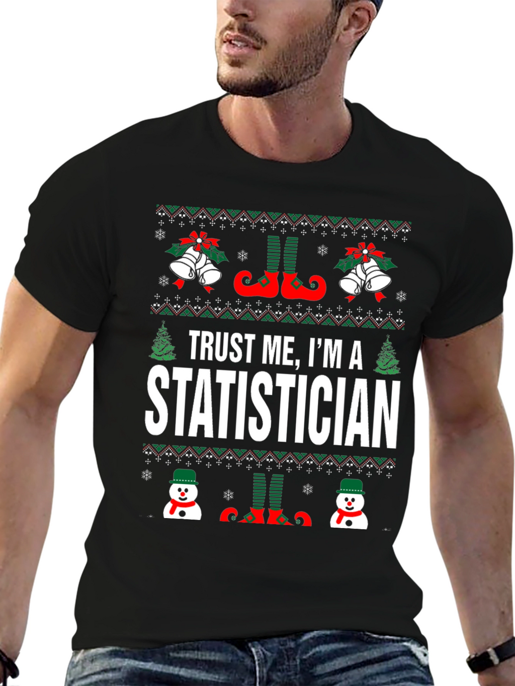 Trust Me Im A Statistician Christmas T-Shirt
