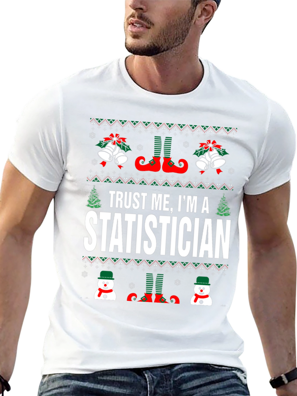 Trust Me Im A Statistician Christmas T-Shirt