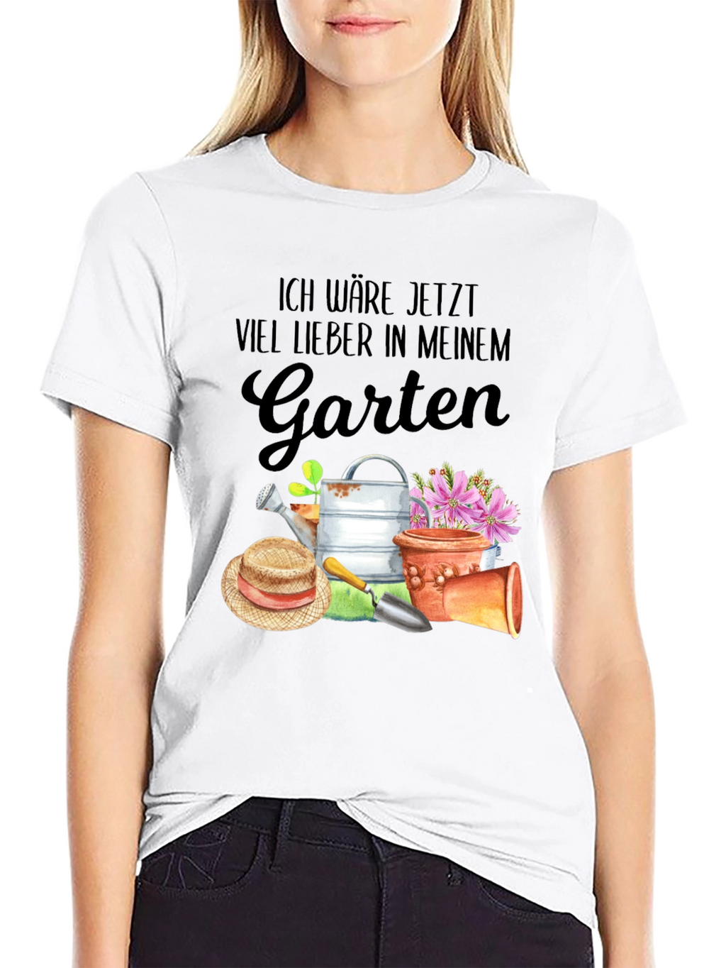Gardening T-Shirt: Id rather be in my garden