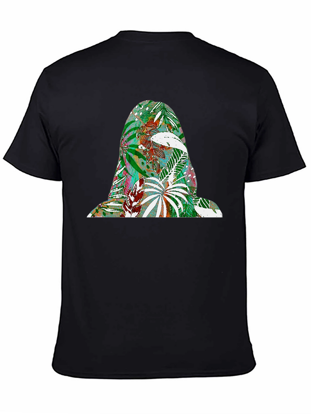 Tropical Patterned Graphic Tee