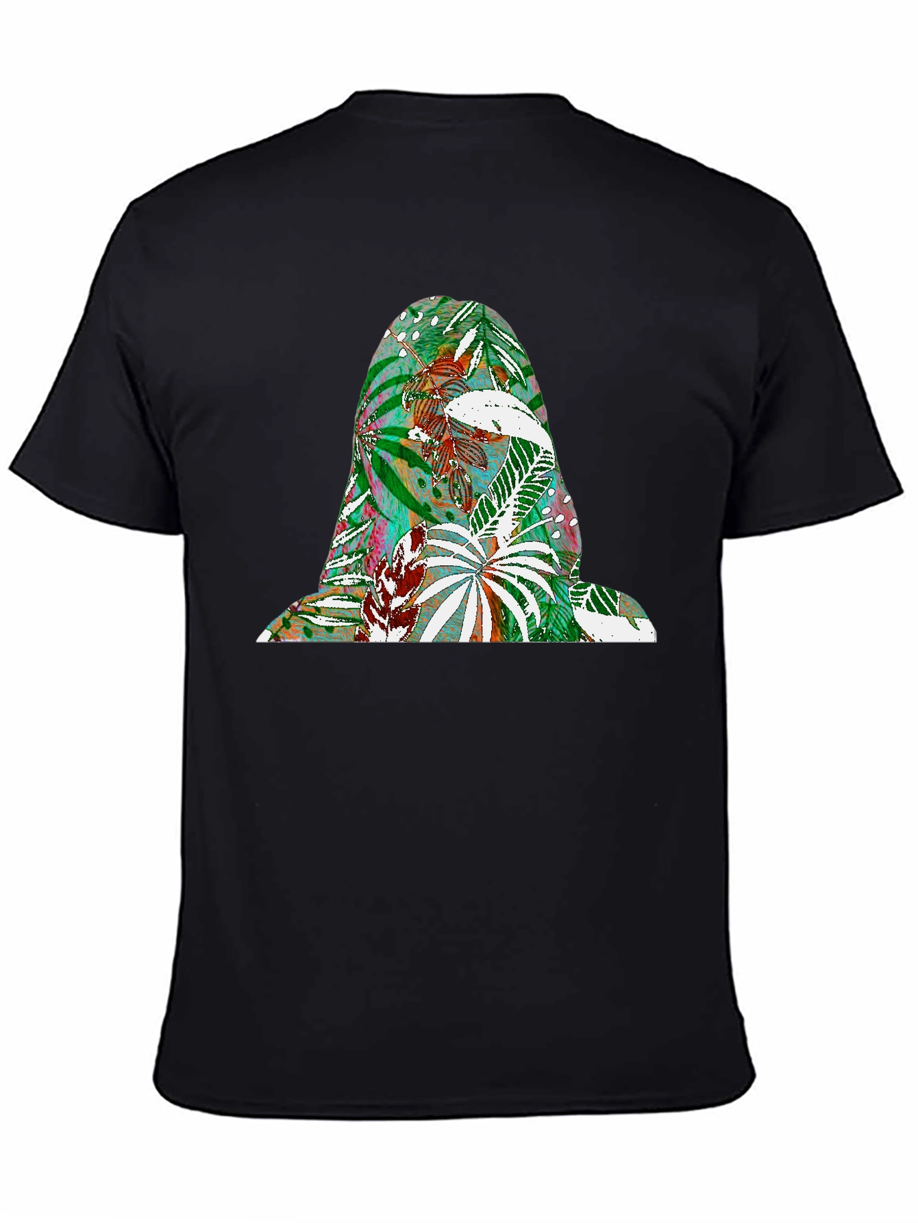 Tropical Patterned Graphic Tee