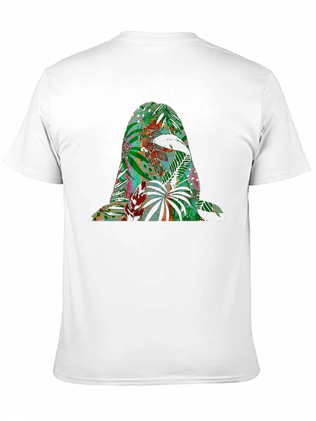 Tropical Patterned Graphic Tee