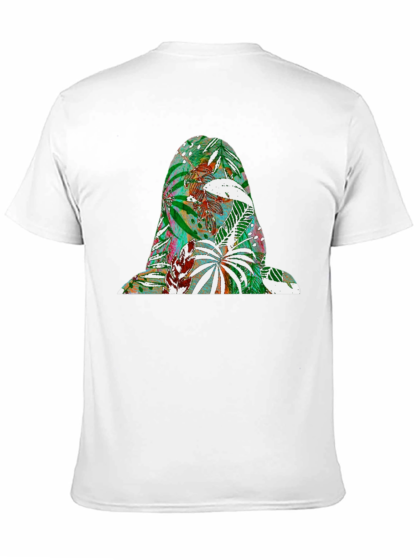 Tropical Patterned Graphic Tee