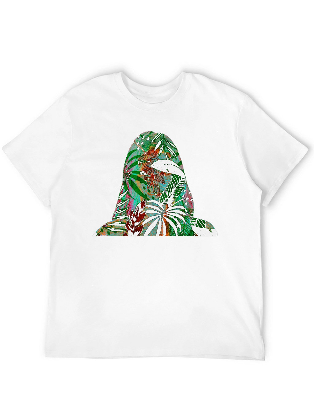Tropical Patterned Graphic Tee