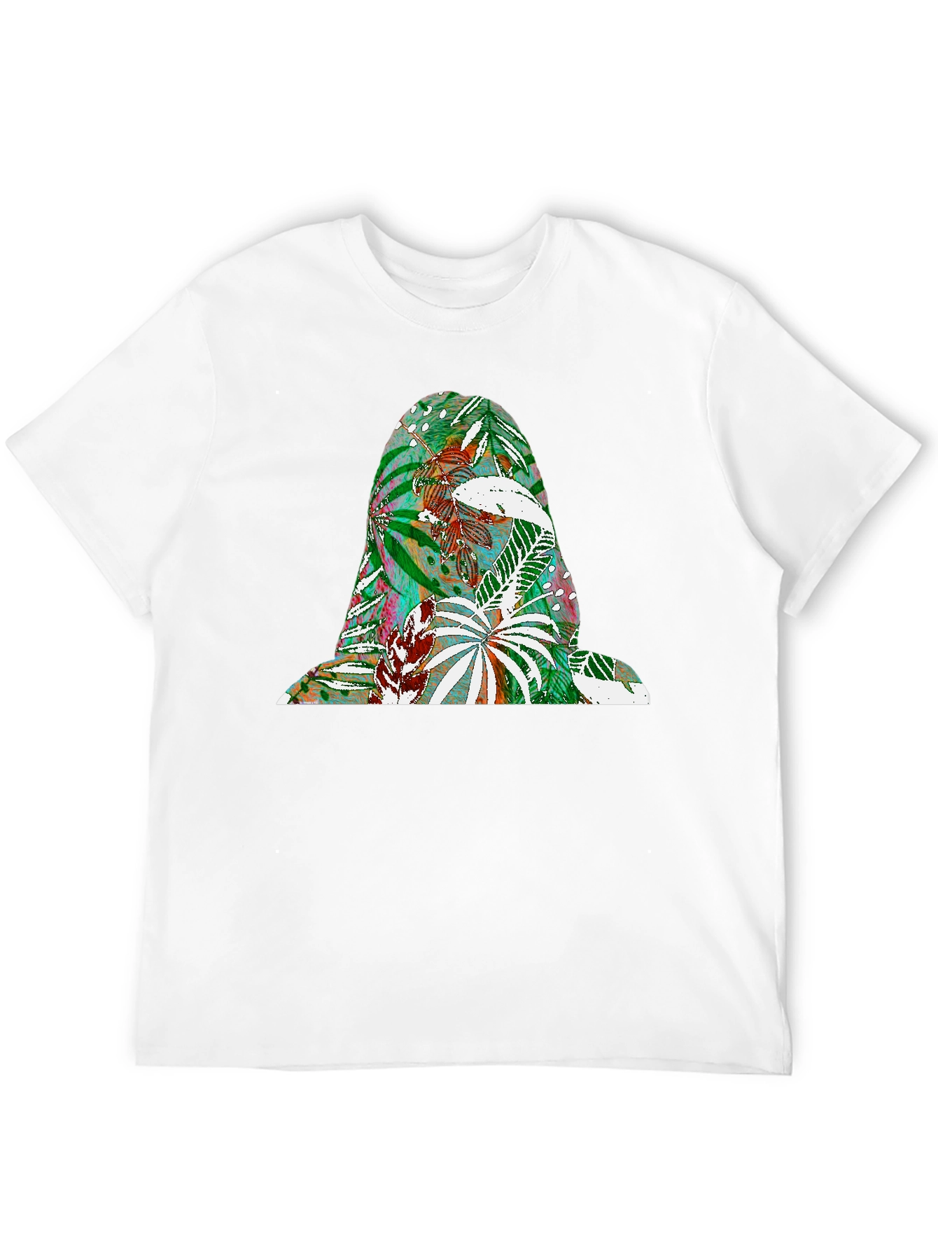 Tropical Patterned Graphic Tee