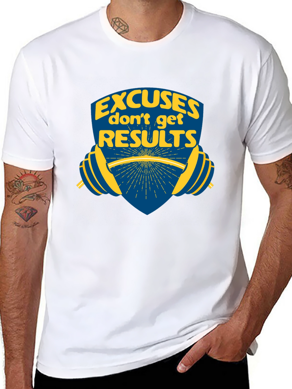 Excuses Dont Get Results Graphic Tee