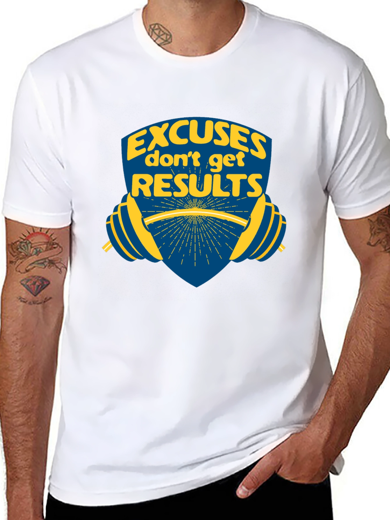 Excuses Dont Get Results Graphic Tee