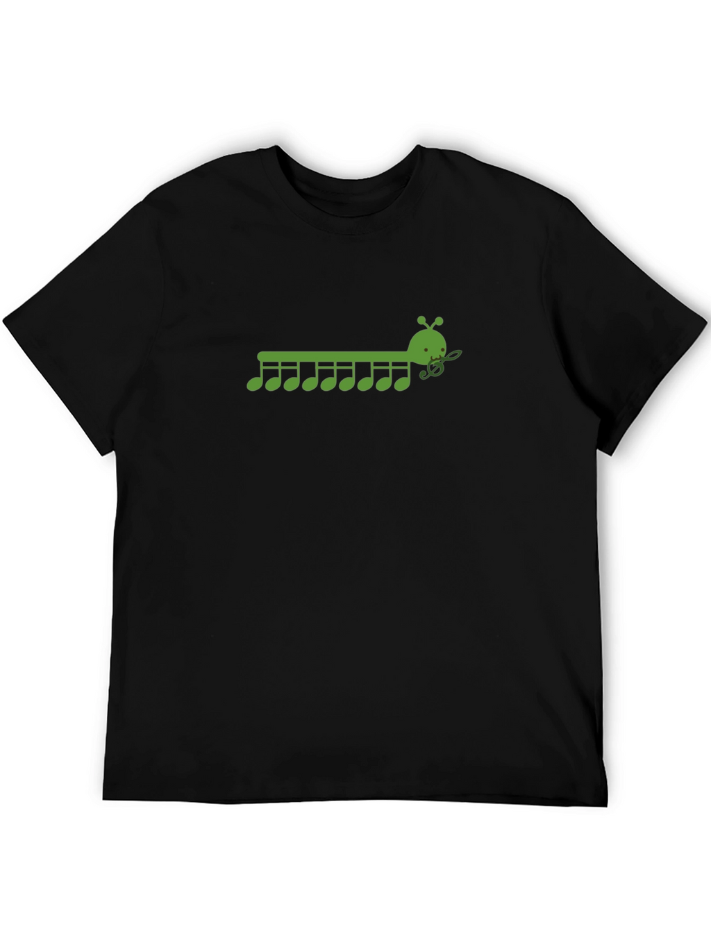Musical Caterpillar Graphic T-Shirt - Black