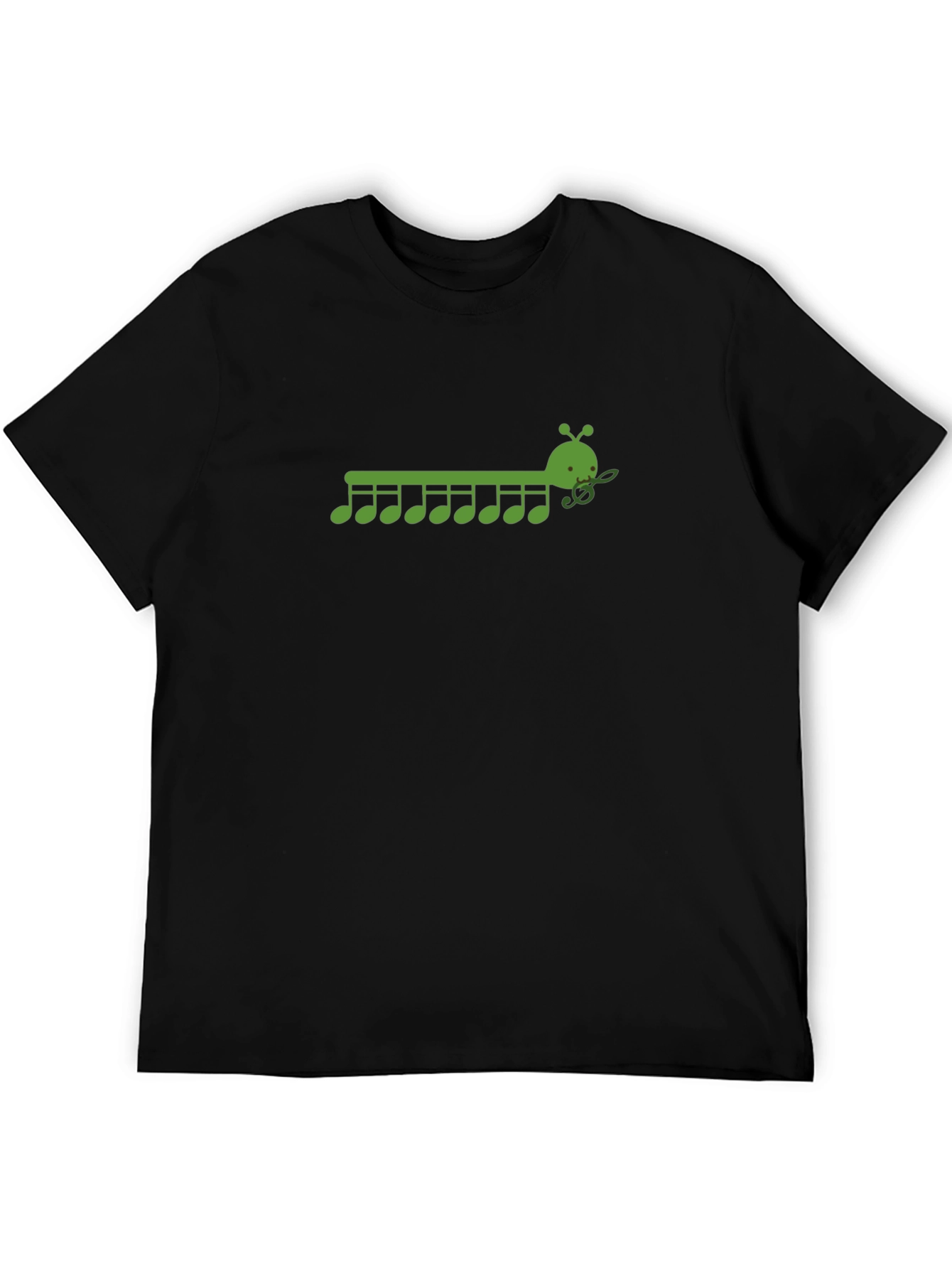 Musical Caterpillar Graphic T-Shirt - Black