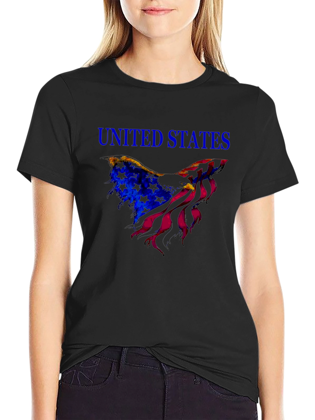 United States Flag Eagle T-Shirt - Patriotic USA Pride