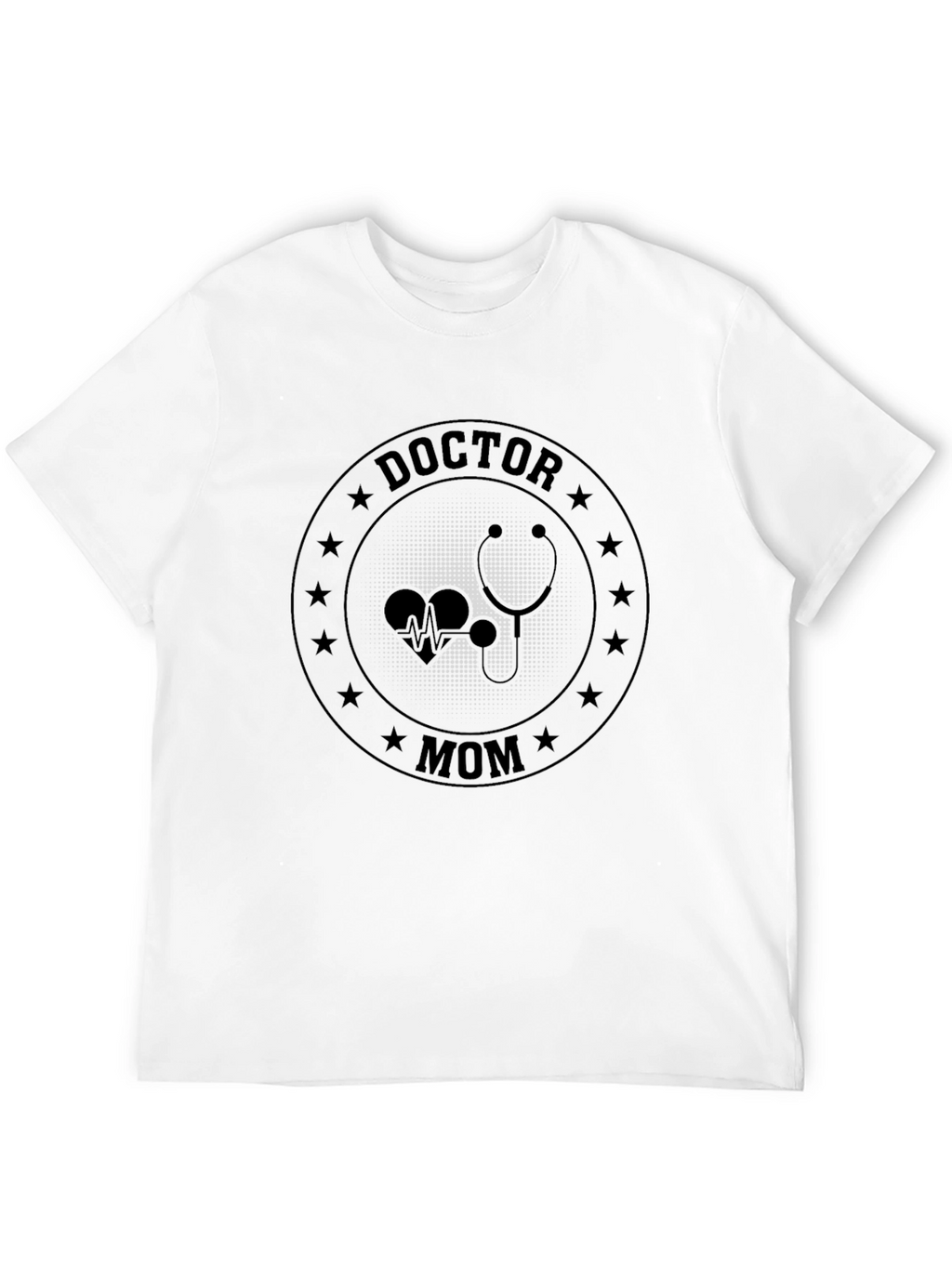 Doctor Mom Graphic Tee - Medical Professional Shirt