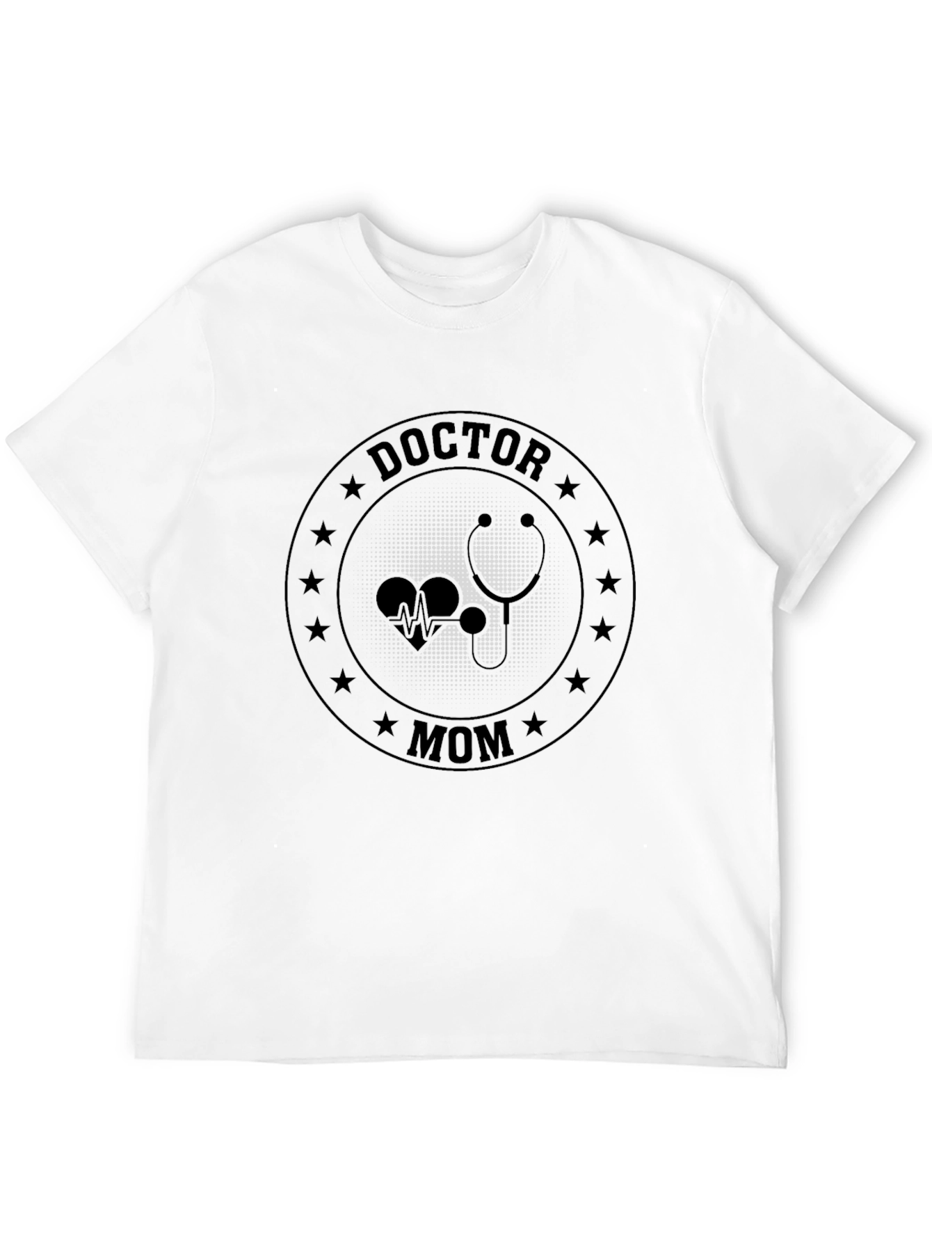 Doctor Mom Graphic Tee - Medical Professional Shirt