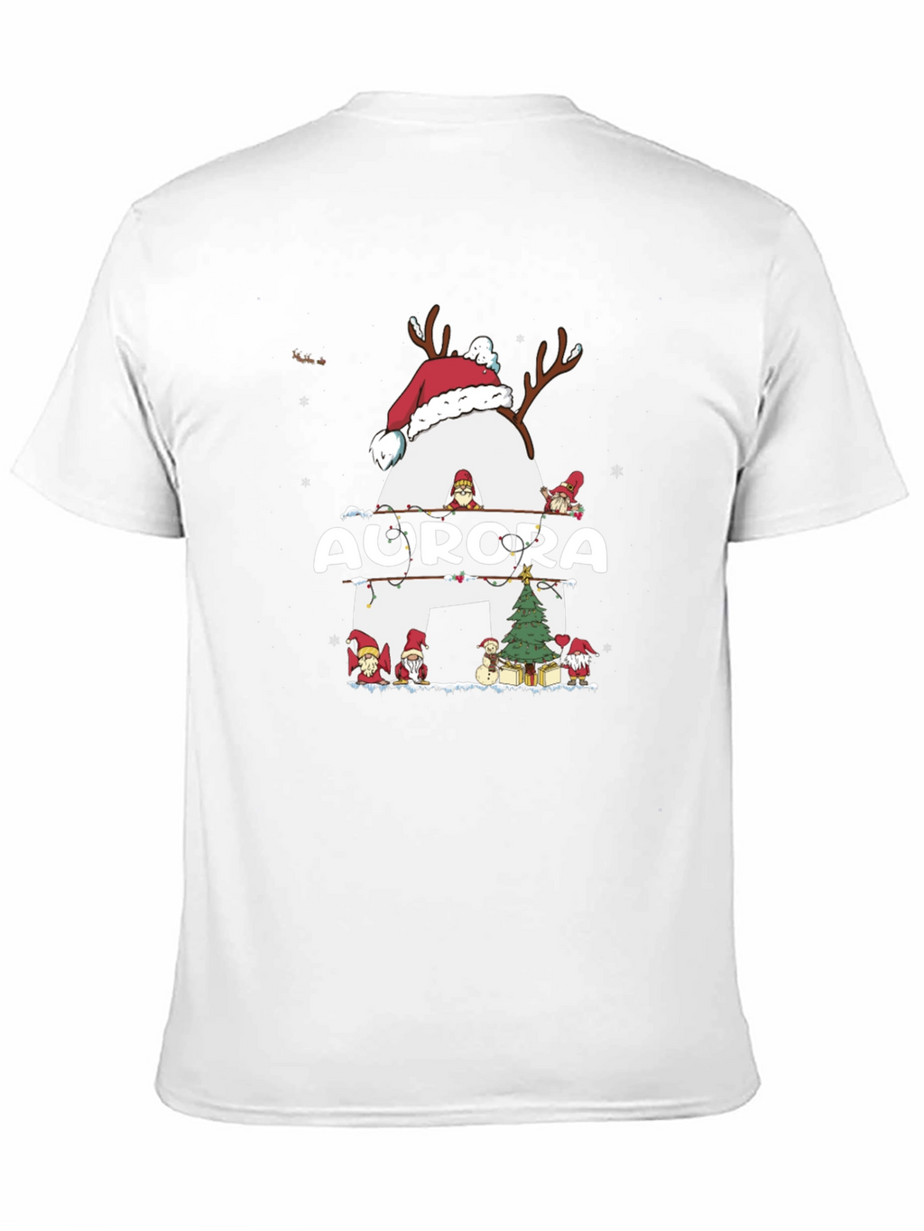 Aurora Christmas Reindeer T-Shirt
