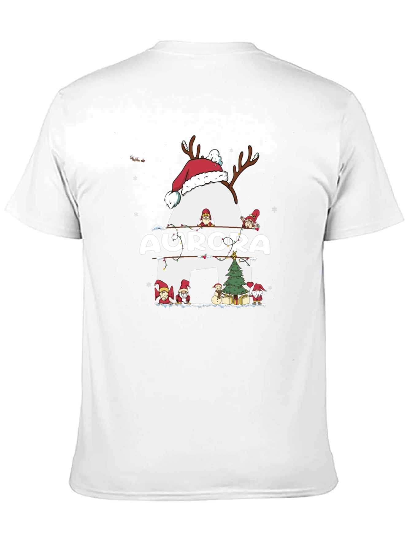 Aurora Christmas Reindeer T-Shirt