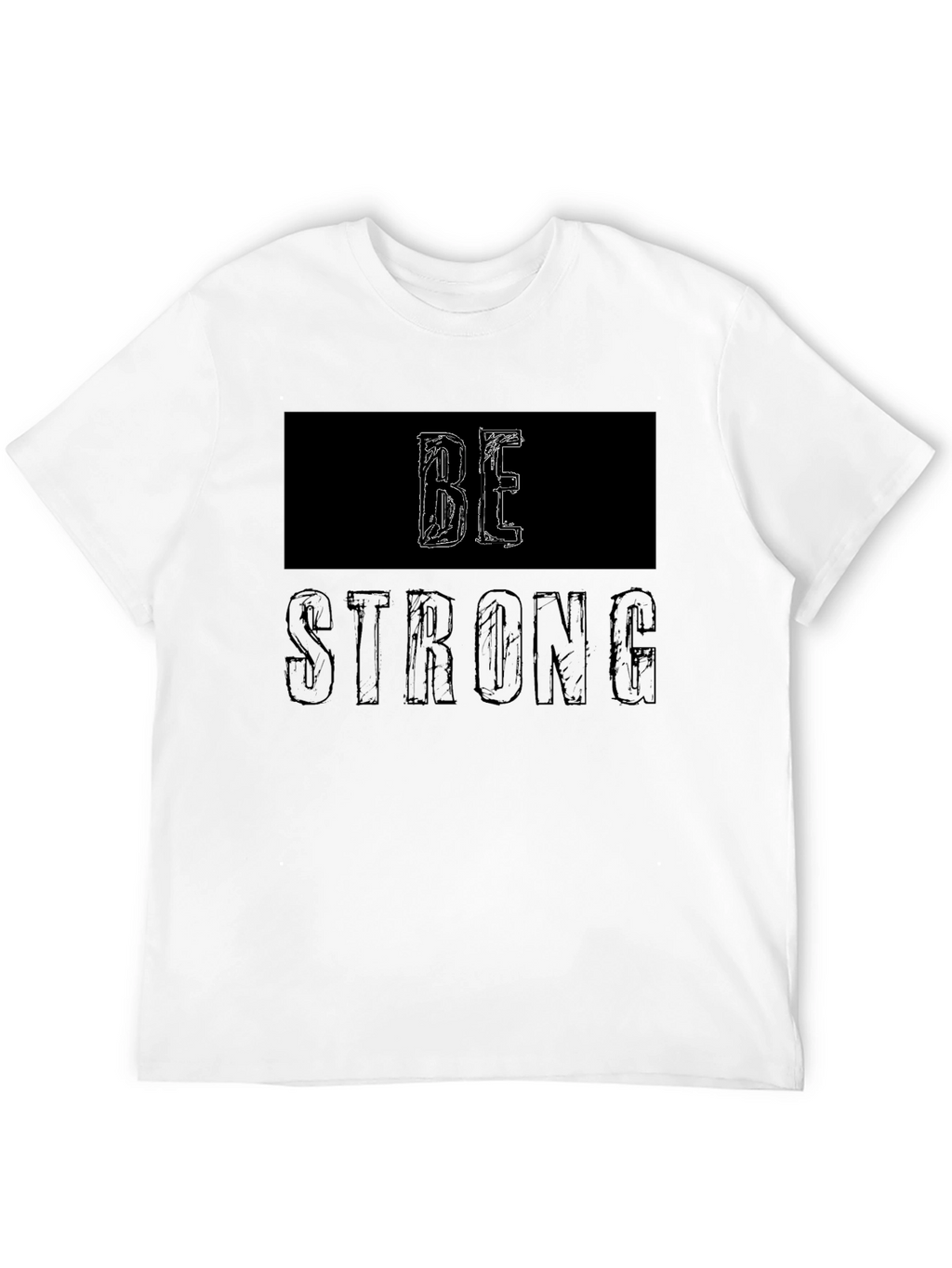 Be Strong Graphic Tee - Black